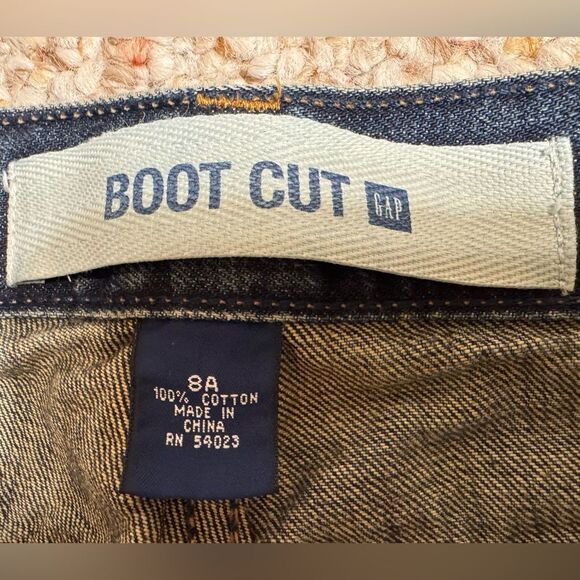 Gap Boot Cut Button Fly Jeans Size 8 - Picture 5 of 5
